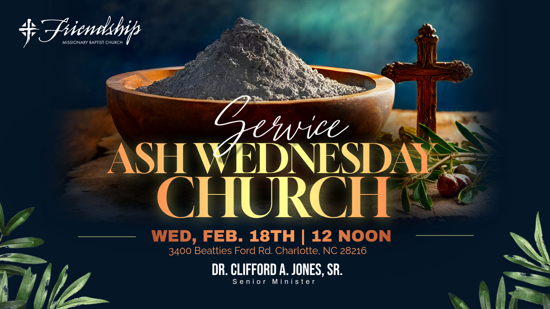 Ash Wednesday Service